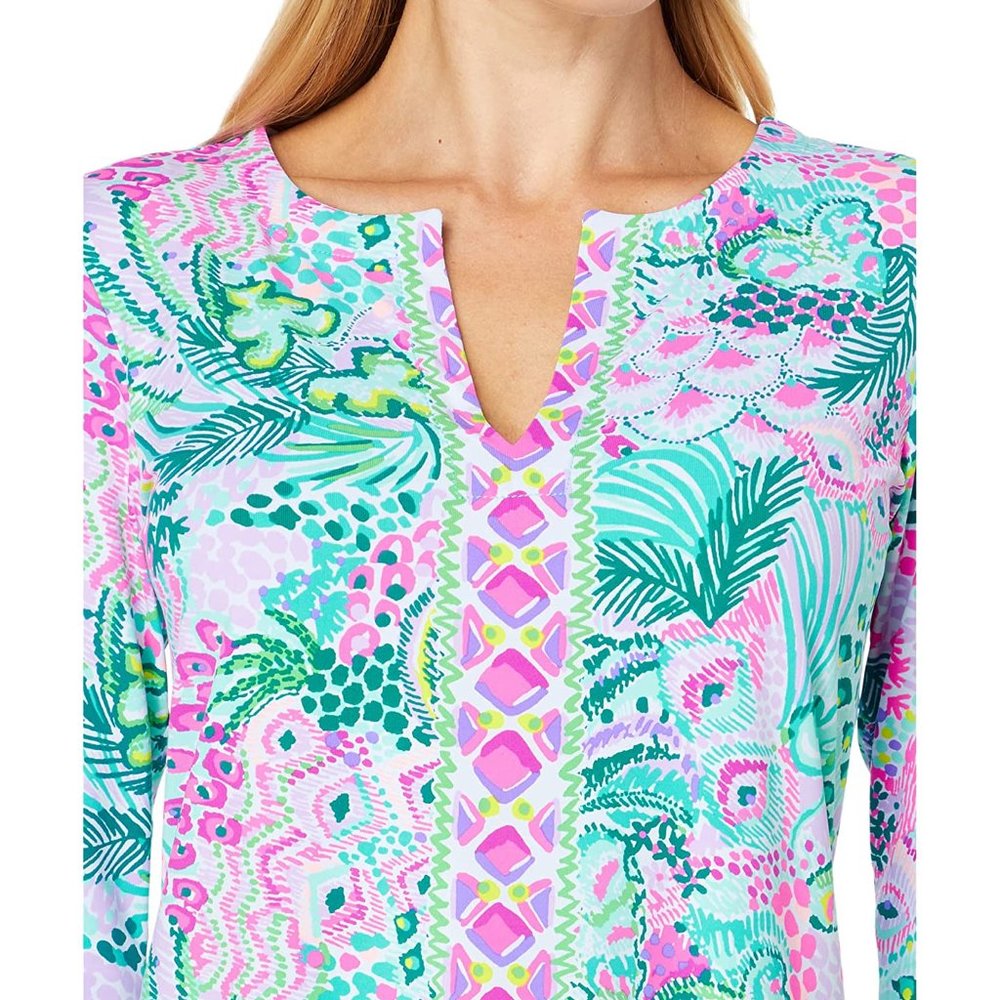 Lilly Pulitzer Nadine Multi Banana Split Engineered Chilly Lilly NWOT XL - Picture 2 of 3